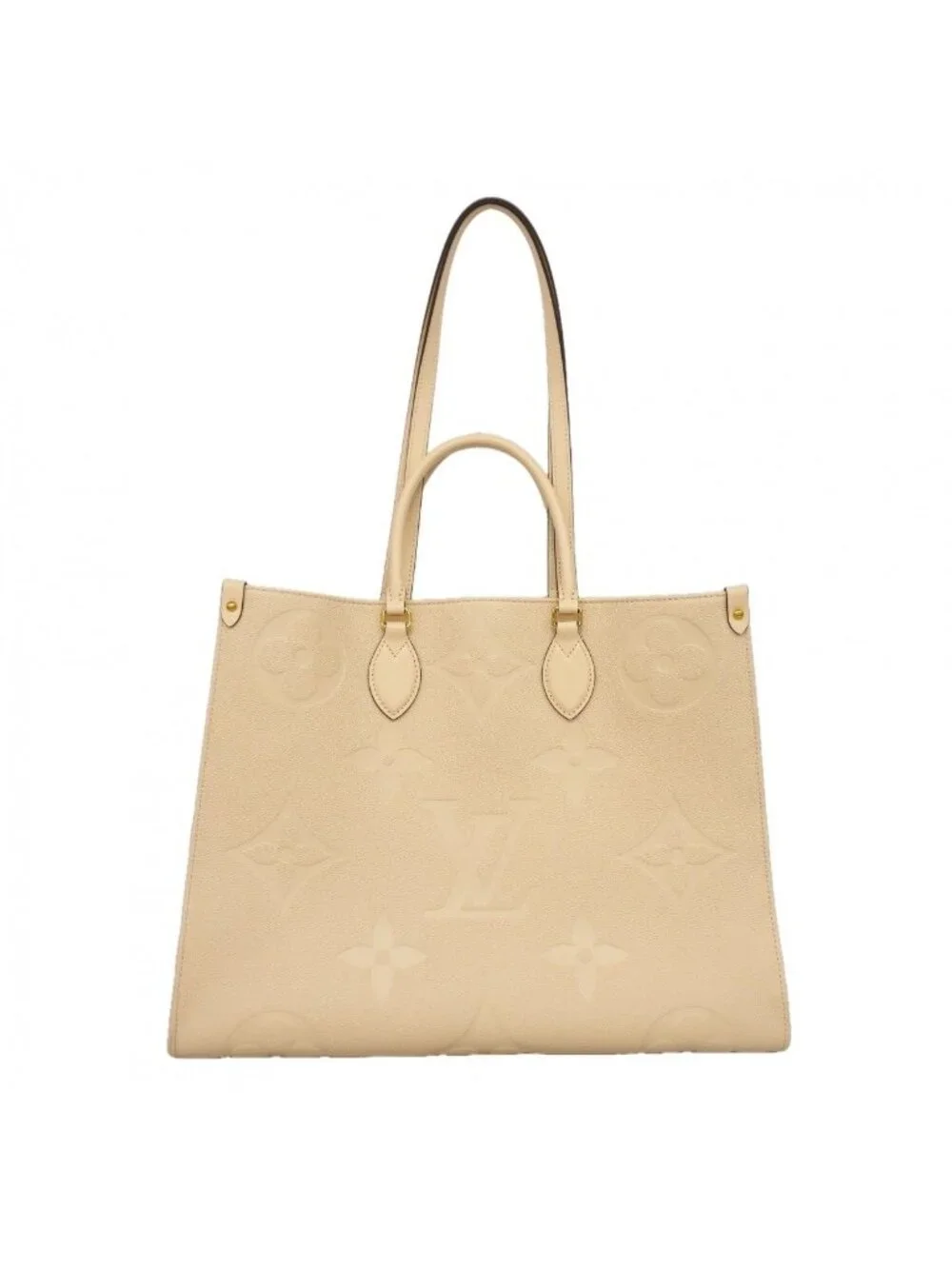 Louis Vuitton Tote Monogram Empreinte On The Go GM Cream